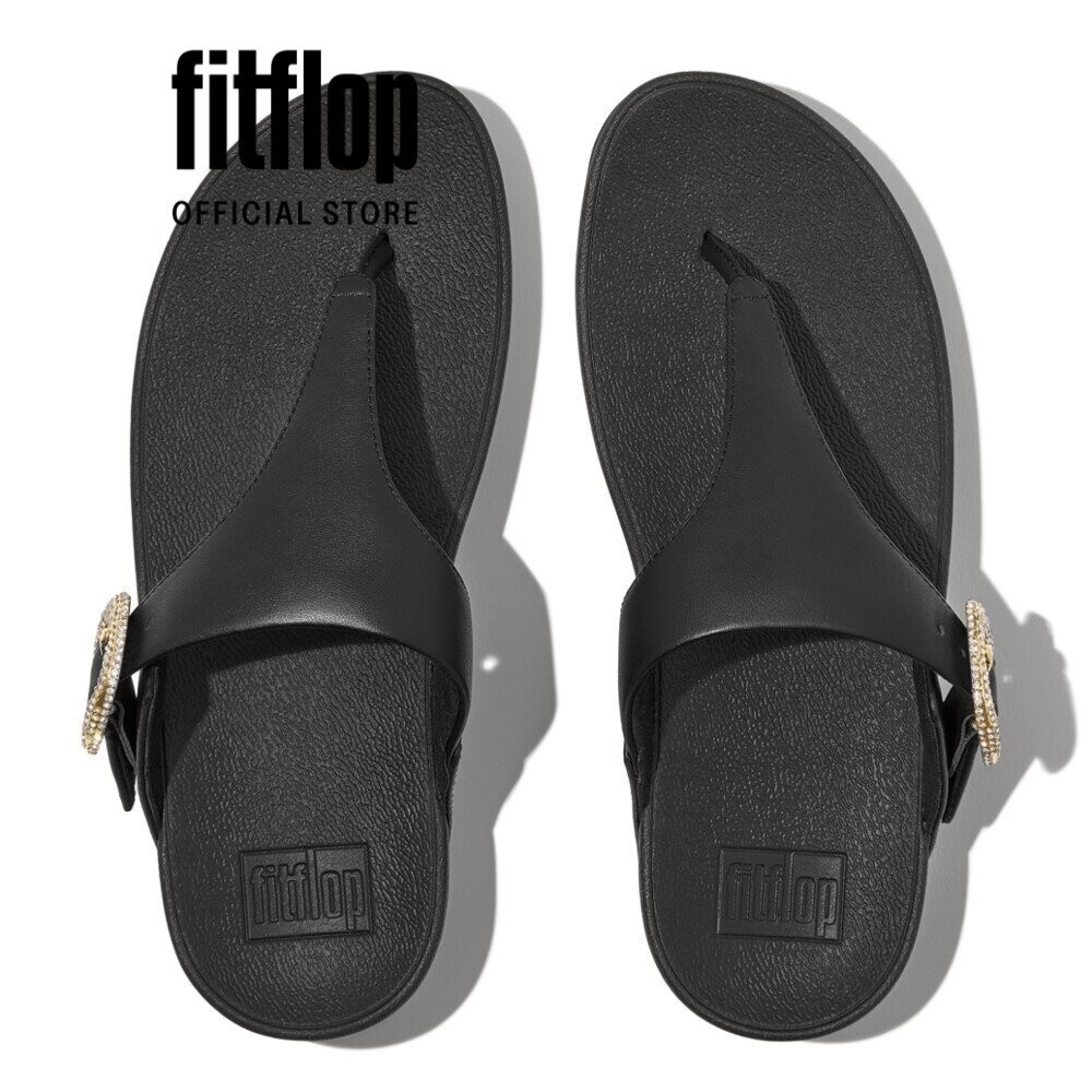 Dép Xỏ Ngón Nữ FitFlop LULU - Black - FOF - HN9-001