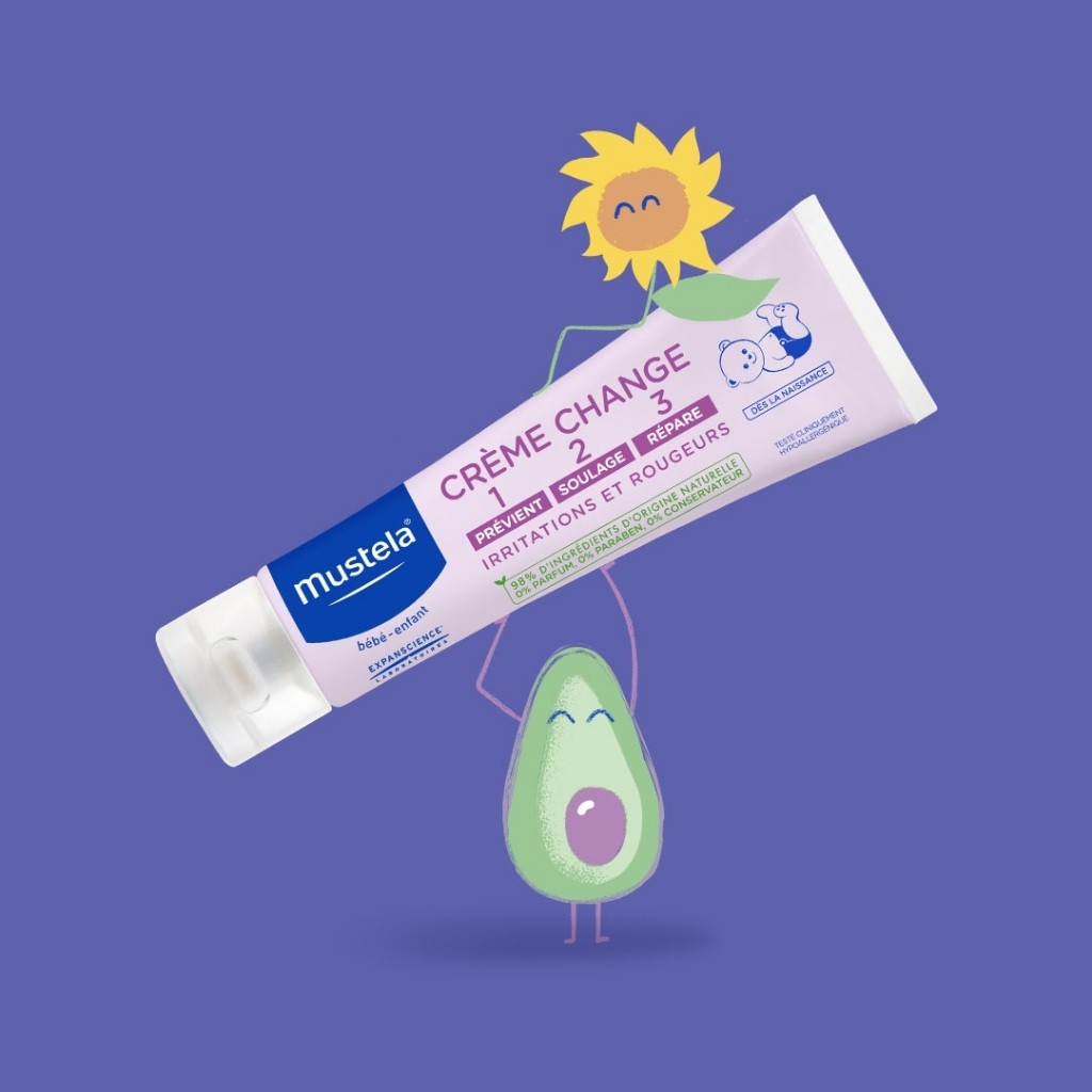 Ảnh Sản Phẩm Kem Làm Dịu và Ngăn Ngừa Hăm Tã Cho Trẻ Sơ Sinh & Em Bé Mustela 50ml 4