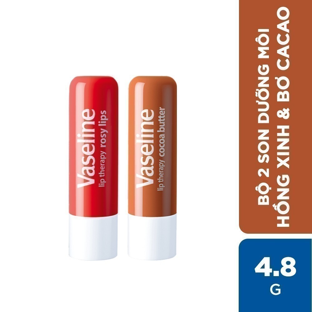 Ảnh [NEW] Combo 2 son dưỡng môi Vaseline Lips stick 4.8g (Tùy chọn mùi hương) 4