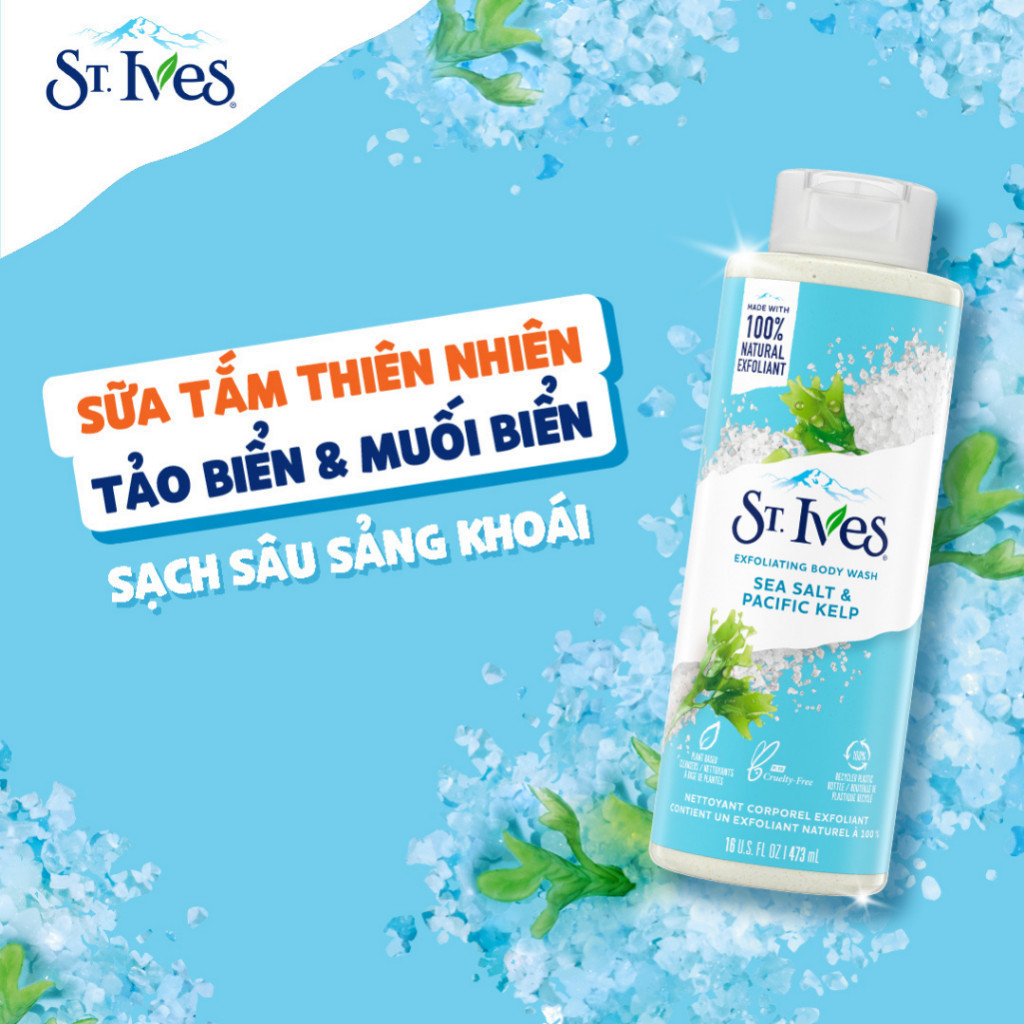 Sữa tắm ST.IVES 450ml (tùy chọn mùi)