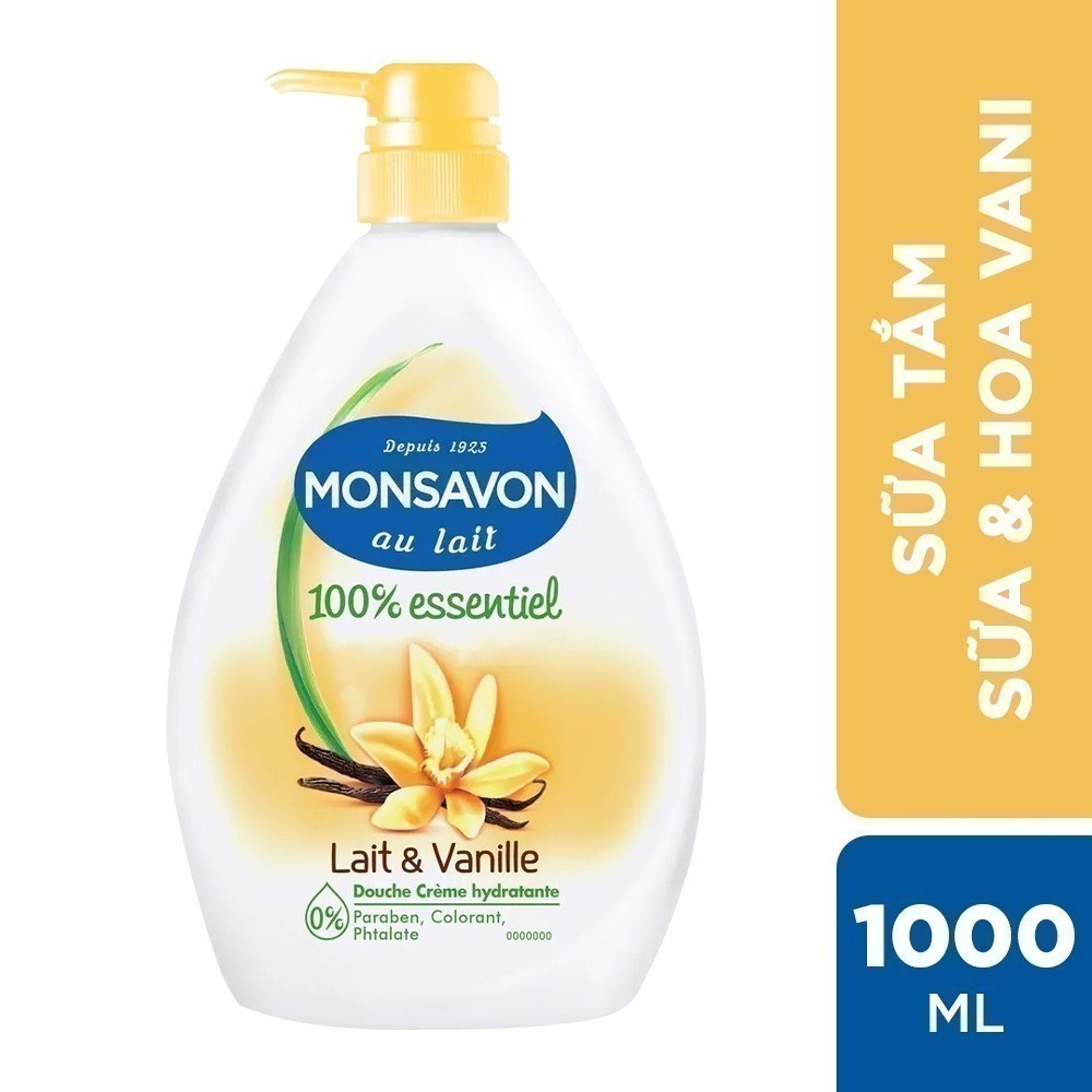 Ảnh Sữa tắm Monsavon chiết xuất sữa và hoa vani 1000ml 2