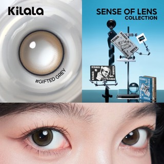Kính áp tròng Kilala lens 1 ngày màu xám Gifted Grey DIA 14.0mm có độ (0-7)10 chiếc  2 chiếc