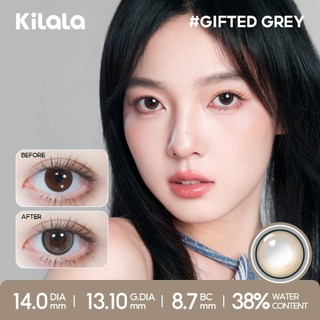 Kính áp tròng Kilala lens 1 ngày màu xám Gifted Grey DIA 14.0mm có độ (0-7)10 chiếc  2 chiếc