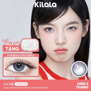 Ống kính tiếp xúc nửa năm màu tím Kilala DIA 14,2mm 2 CÁI