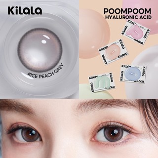 10 chiếc Kính áp tròng Kilala lens 1 ngày màu xám Ice Peach Grey / Ice Oolong Brown/Raw Coconut Grey  DIA 14.5mm 14.2mm 14.0 mmcó độ (0-8)
