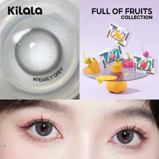 Kính áp tròng Kilala màu xám Pearly Grey lens cận 6 tháng DIA 14.2mm có độ (0-8) 1 cặp