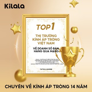 【Deal ưu đãi】Kính áp tròng Kilala màu nâu Medium Well Brown lens cận 6 tháng DIA 14.2mm có độ (0-8) 1 cặp