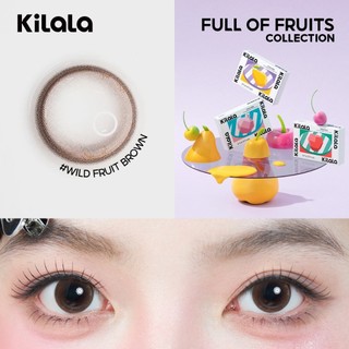 Kính áp tròng Kilala màu nâu Wild Fruit Brown lens cận 6 tháng DIA 14.2mm có độ (0-8) 1 cặp