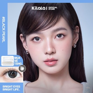 10 chiếc Kính áp tròng Kilala lens 1 ngày màu đen Black Pearl DIA 14.2mm có độ (0-8)