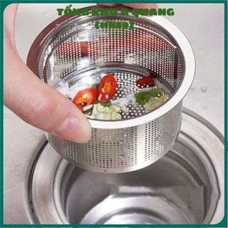 LỌC RÁC CÓ TAY CẦM CHẮC CHẮN TIỆN LỢI - Giỏ Lọc Rác Bồn Rửa Bát Đa Năng Inox 304 Cao Cấp,Rọ Chắn Rác Chống Tắc Bồn Rửa