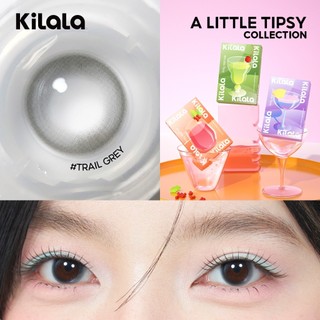 Kính áp tròng Kilala màu xám Trail Grey DIA 14.2mm lens cận 6 tháng có độ (0-8) 1 cặp