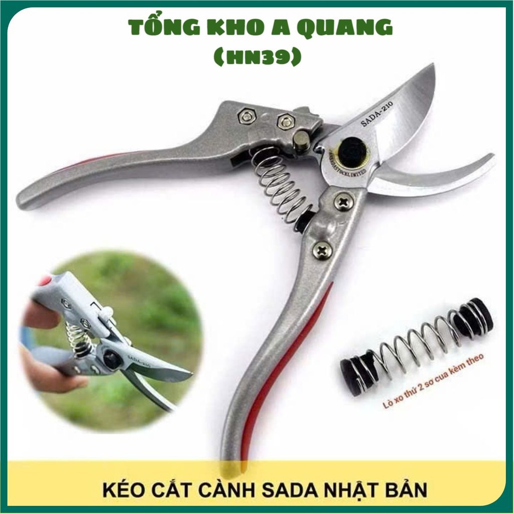 Kéo cắt cành SADA chính hãng Nhật Bản SK5 - KÌM CẮT CÀNH CÂY, CÀNH HOA - KIMCATCANH5