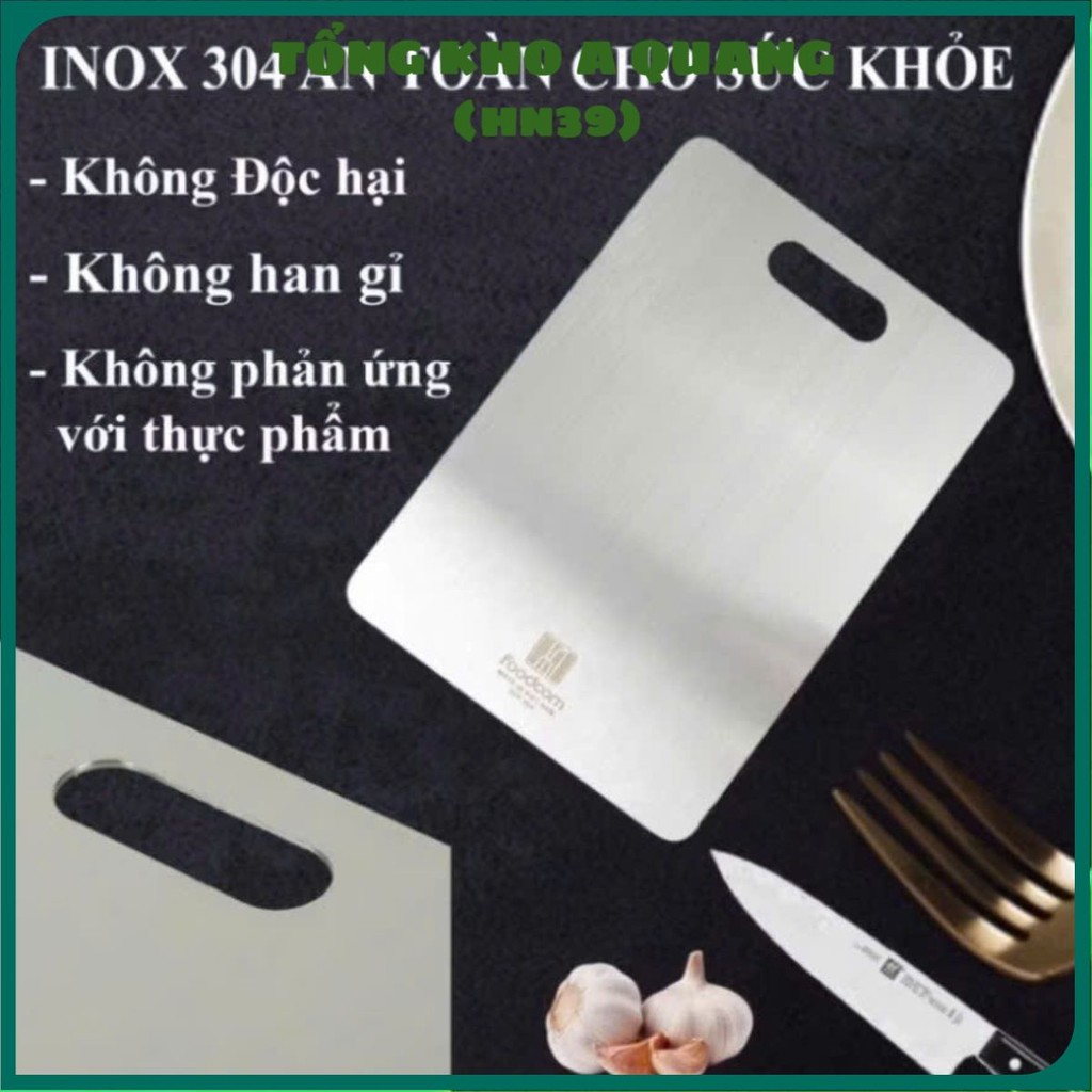 Thớt Inox 304 Dễ Dàng Vệ Sinh,Thớt Inox Siêu Bền Chống Oxy Hóa - THỚT KHÁNG KHUẨN THIẾT KẾ AN TOÀN CHO MỌI BẾP GIA ĐÌNH