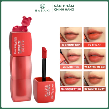 [DAILY] Son Kem Bông Bền Màu Superstay Teddy Tint Maybelline New York 5ml Hasaki Sản Phẩm Chính Hãng