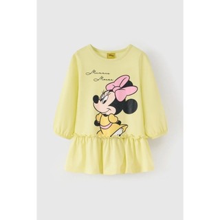 Đầm váy thun dài tay Minnie bé gái Rabity 551.002
