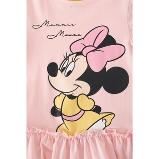 Đầm váy thun dài tay Minnie bé gái Rabity 551.002