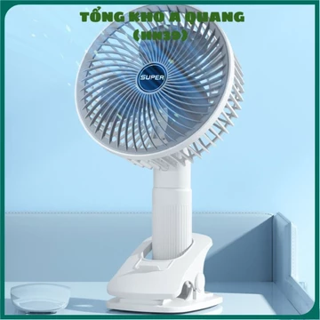 Quạt Kẹp Đa Năng Để Bàn SUPER 3IN1 Kẹp Bàn- Kẹp Điện Thoại Hoặc Gắn Bàn Quạt Cầm Tay Nhỏ Gọn Tiện Dụng, Quạt Mini Để Bàn