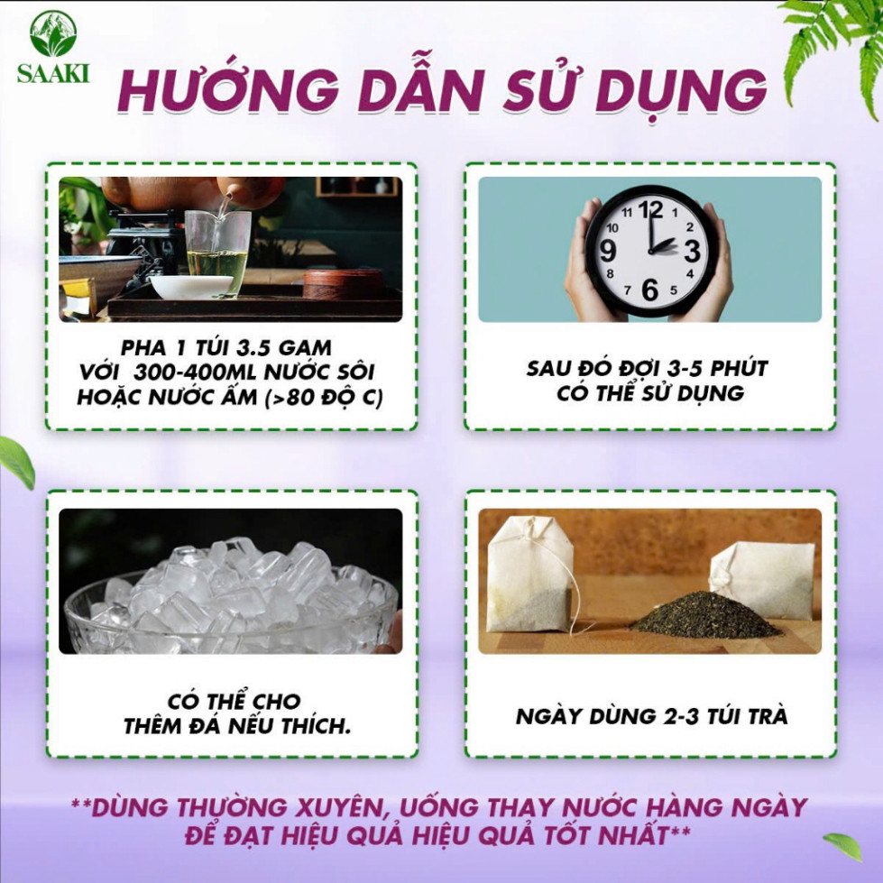 Trà Tía Tô Thiên Niên Kiện - 60 Túi Lọc