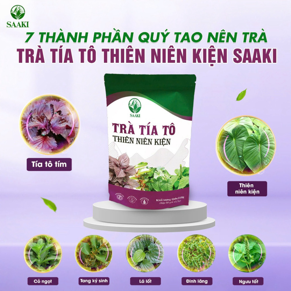 Trà Tía Tô Thiên Niên Kiện - 60 Túi Lọc