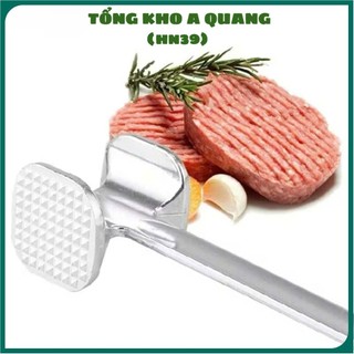 Búa dần thịt, đập đá, giã gừng tỏi, hợp kim không gỉ tiện dụng , BÚA ĐẬP THỊT 3IN1 - BUABAMTHIT7