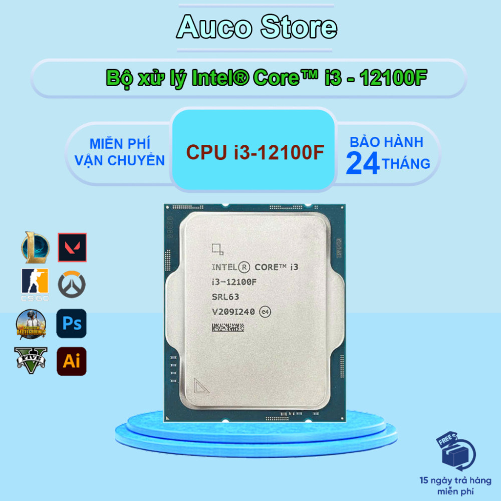 [Cam kết rẻ Nhât] LINH KIỆN MÁY TÍNH / CPU - VI XỬ LÝ CPU Intel Core i3 ...