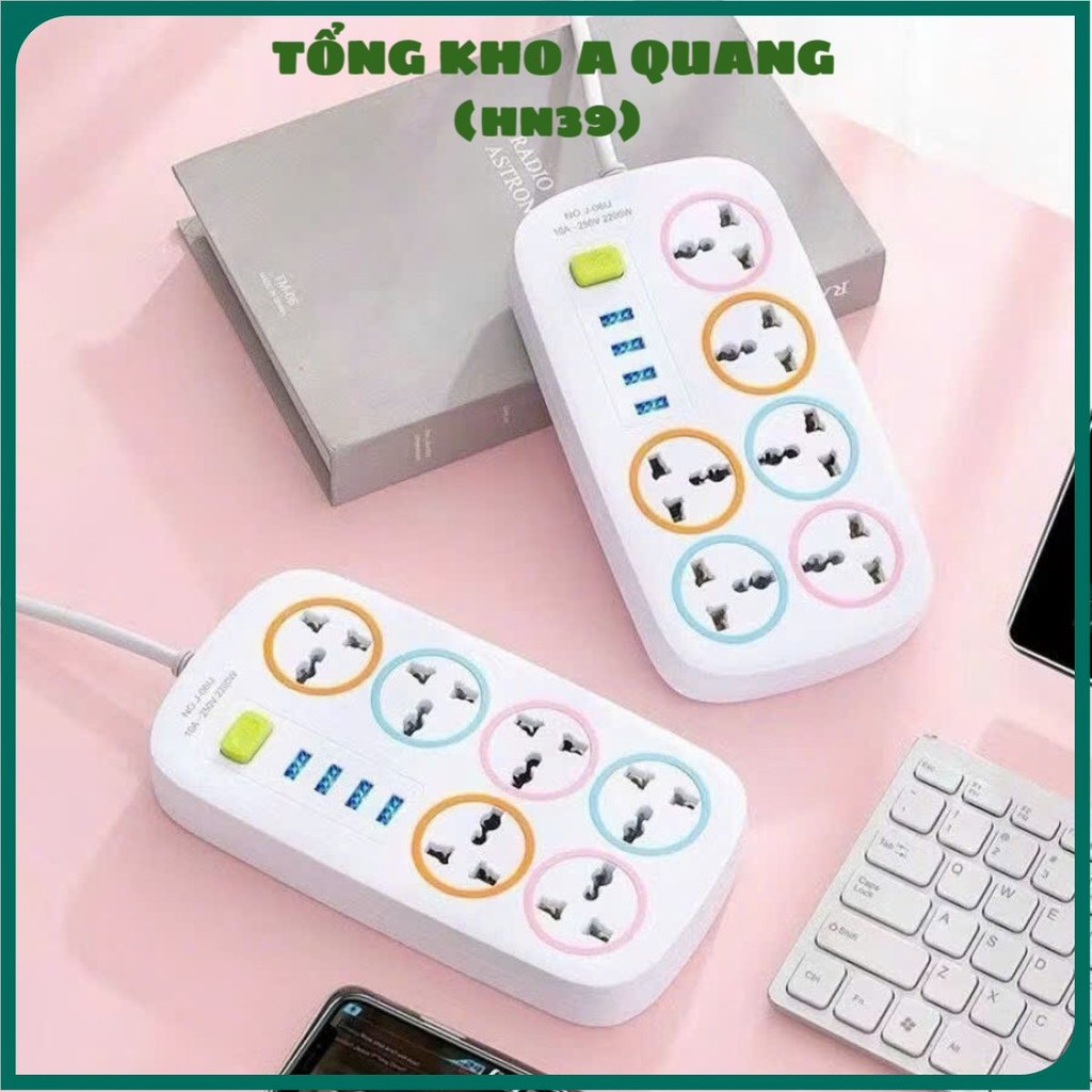 Ổ Cắm Điện Thông Minh Cổng USB Tiện Lợi An Toàn Chống Giật Chống Cháy Nổ, Ổ ĐIỆN ĐA NĂNG - ODIEN8324