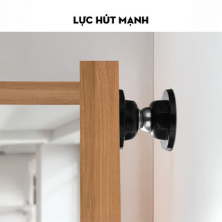 Chặn cửa chống va đập, bộ giữ cửa nam châm từ tính sillicon keo không đục khoan làm hỏng tường Life Plus - CC01