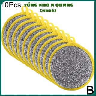 [COMBO 10]MIẾNG TRÀ RỬA BÁT 2 MẶT,  Miếng Bọt Biển Rửa Chén 2 Mặt Vải Lưới Tạo Bọt Rửa Bát Cọ Nồi Đa Năng Tiện Lợi