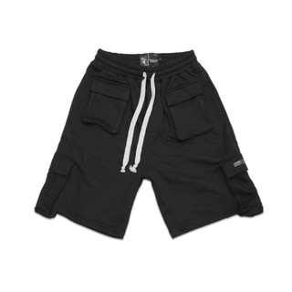 Quần Short Túi Hộp Unisex TEEHOLIC Màu Đen
