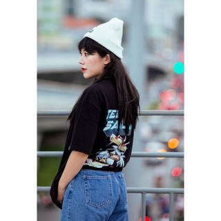 Áo Thun Nam Nữ TEEHOLIC In Hình Bãi Biển Màu Đen - THSI14