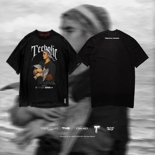 Áo Thun Nam Nữ TEEHOLIC Form Rộng Tranh Gothic Cô Gái Hải Âu Màu Đen -Thsi26 Local Brand