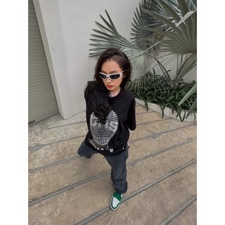 Áo Thun Nam Nữ TEEHOLIC Mặt Người Kim Loại Đen Trắng - Ths