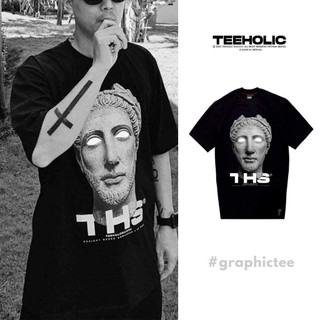 Áo Thun Nam Nữ TEEHOLIC Cotton In Hình Tượng La Mã Mắt Phản Quang - THSI43