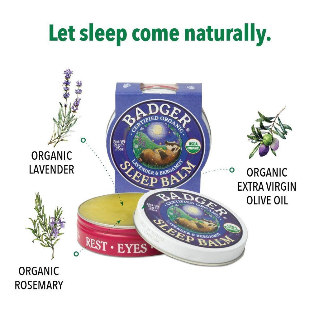 Ảnh Sáp dầu hữu cơ BADGER giúp ấm ngực, ngủ ngon, dưỡng ẩm cho người lớn và trẻ em organic balm - 21g 56g 4