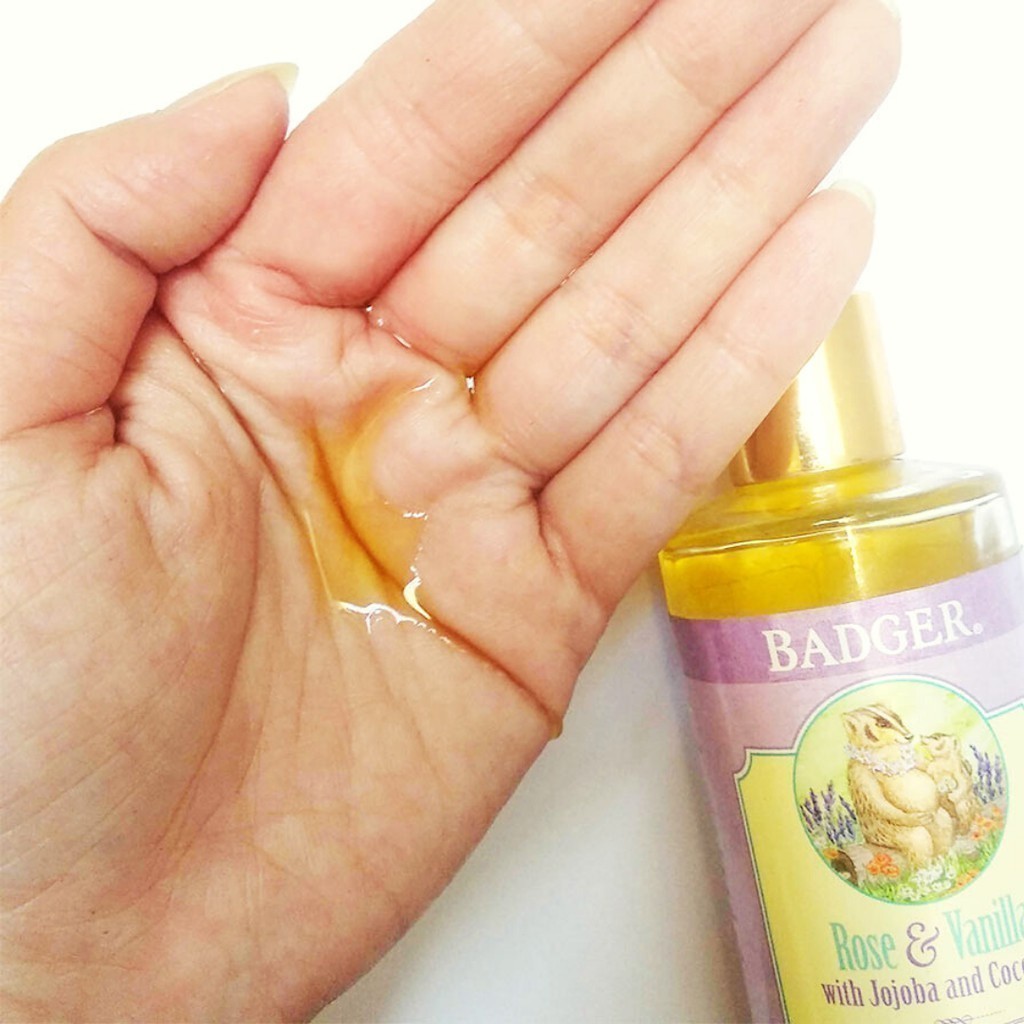 Ảnh Dầu hữu cơ chống rạn da mẹ bầu BADGER Organic Belly Oil phòng ngừa nứt da, giảm ngứa an toàn – 118mL 4