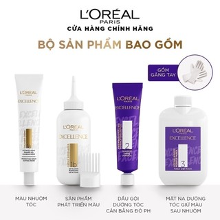 Kem nhuộm dưỡng tóc sâu màu thời trang L'Oreal Paris Excellence Fashion 172ml