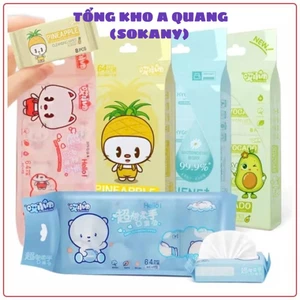 Set 8 Gói Khăn Giấy Ướt Mini – Khăn Giấy Ướt An Toàn Thiết Kế Dễ Thương,Bịch Khăn Ướt Nhỏ Gọn Dễ Dàng Mang Theo