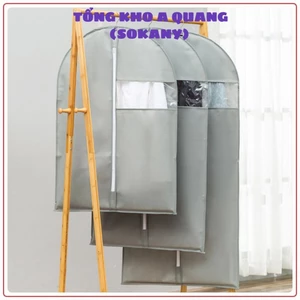 Túi Bọc Quần Áo Chất Liệu Vải Không Dệt Chống Bụi Chống Thấm Treo Tủ Có Khóa Kéo Tiện Lợi LT 68x80cm