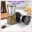 LỌ XAY GIA VỊ CHẤT LIỆU THỦY TINH - Dụng Cụ Xay Tiêu Cầm Tay An Toàn Tiện Lợi,Cối Xay Tiêu Bền Bỉ Thiết Kế Sang Trọng