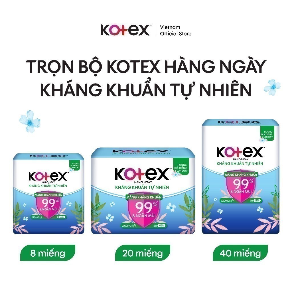 [Live Độc Quyền] Combo 4/5/8 Băng Vệ Sinh Kotex hằng ngày, ban đêm, Biocare, Luxe, BVS quần, Tampon, Gardenia