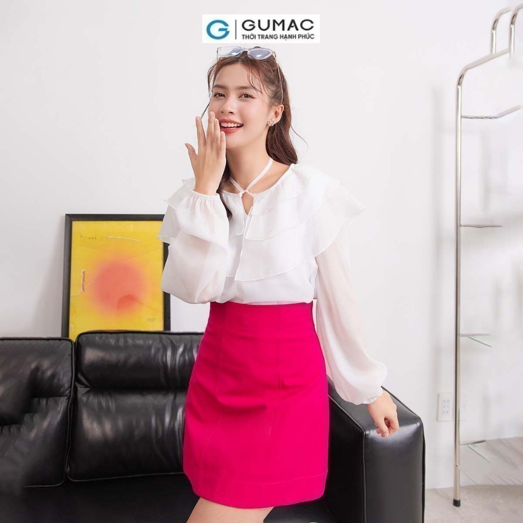 [SALE] Chân váy nữ Gmorning - GUMAC dáng A lưng liền  YA09