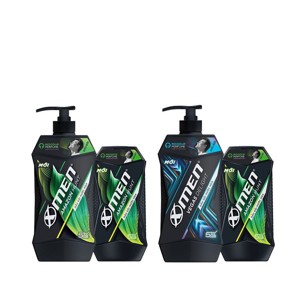 Ảnh Combo Dầu gội/ Sữa Tắm/ Tắm Gội 2in1 X-Men Amazon Hunt / Vegas Delight 630g + Dầu gội Amazon Hunt 150g 2