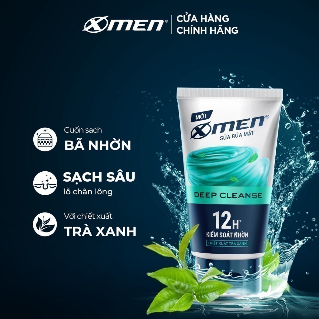 Ảnh Sữa rửa mặt X-Men 100g Detox/Sáng da/Ngừa mụn/Kiểm soát nhờn/Mát lạnh 3