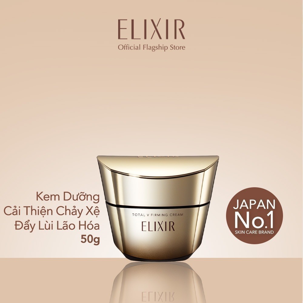 Kem dưỡng cải thiện chảy xệ ngăn ngừa lão hóa ELIXIR TOTAL V FIRMING CREAM 50g