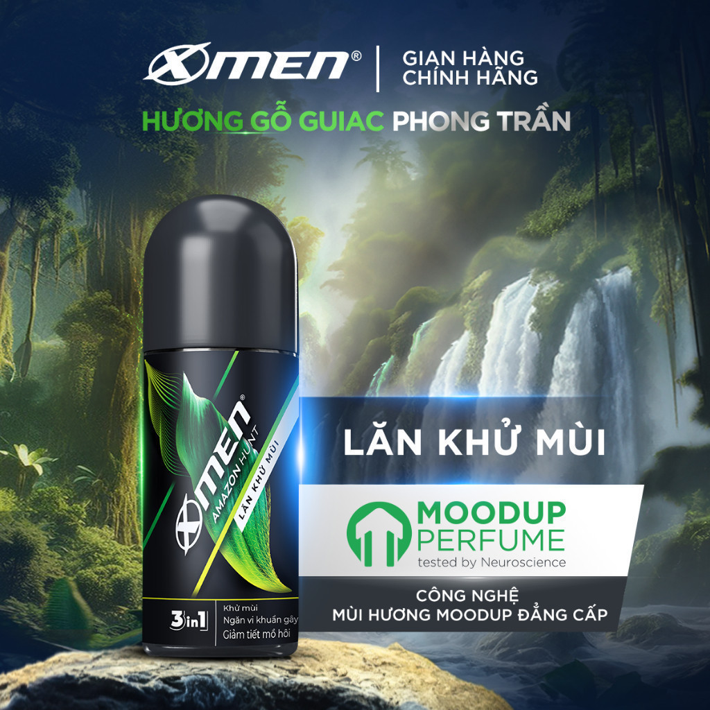 Ảnh [MUA 1 TẶNG 1] Lăn khử mùi Xmen Amazon Hunt/Vegas Delight 50ml + Tặng Lăn khử mùi Vegas Delight 25ml 4