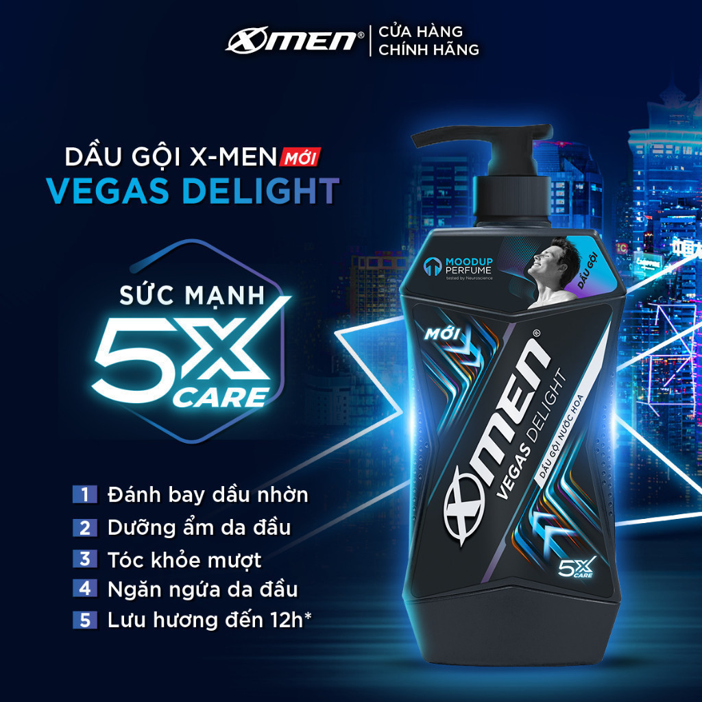 Ảnh Combo Dầu gội/ Sữa Tắm/ Tắm Gội 2in1 X-Men Amazon Hunt / Vegas Delight 630g + Dầu gội Amazon Hunt 150g 3