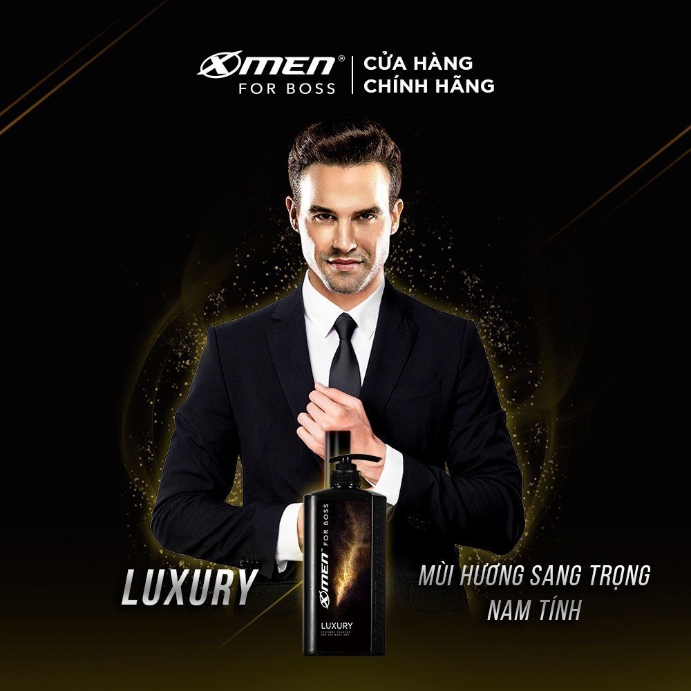 Ảnh Dầu gội nước hoa X-Men For Boss 650g Intense/Luxury/Legend/Motion - Hương nước hoa châu Âu 2