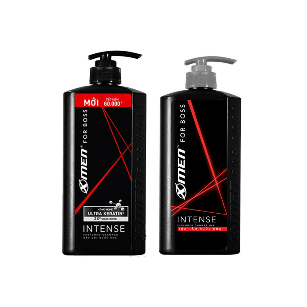 Ảnh Combo Dầu gội nước hoa 650g + Sữa tắm nước hoa X-Men for Boss 650g Intense/Luxury/Motion 1