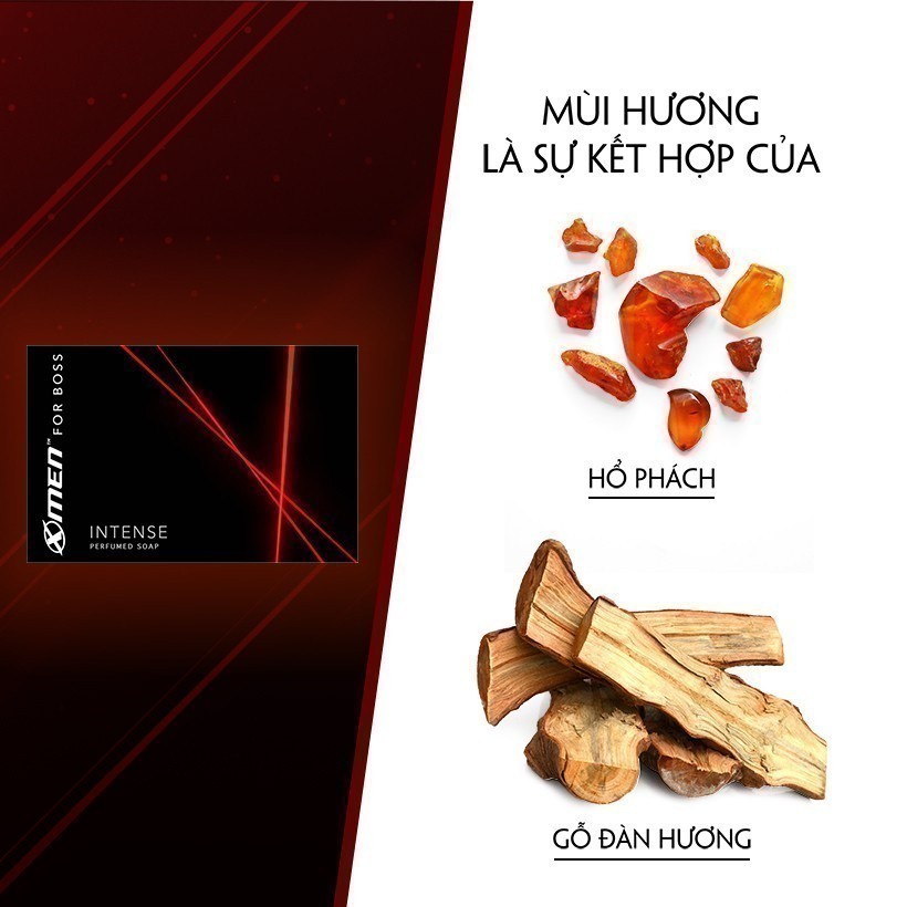 Ảnh Xà Bông Cục X-Men For Boss Intense 75g 1