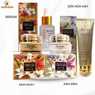 Đủ bộ Kem DEMEJINE Ngăn Ngừa và Giảm Thâm Nám Dưỡng Trắng Da 20gram (hàng chuẩn tem HP và tem TT chuẩn xịn)